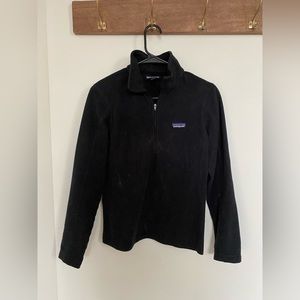 Black Patagonia  Fleece 1/4 zip